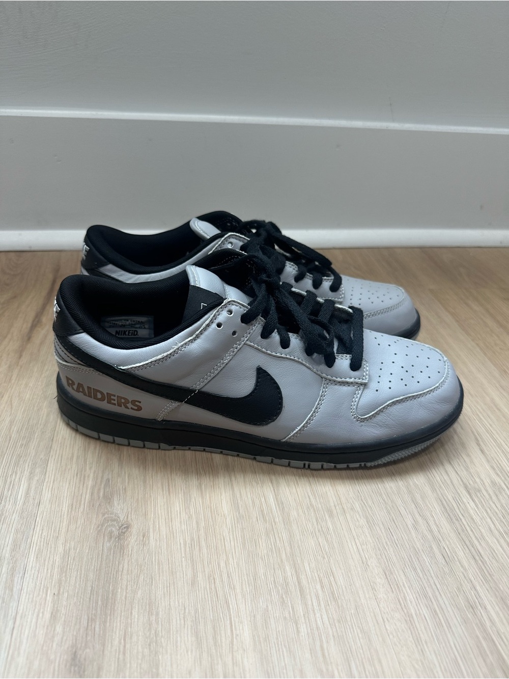 Custom Nike ID Raiders Shoes